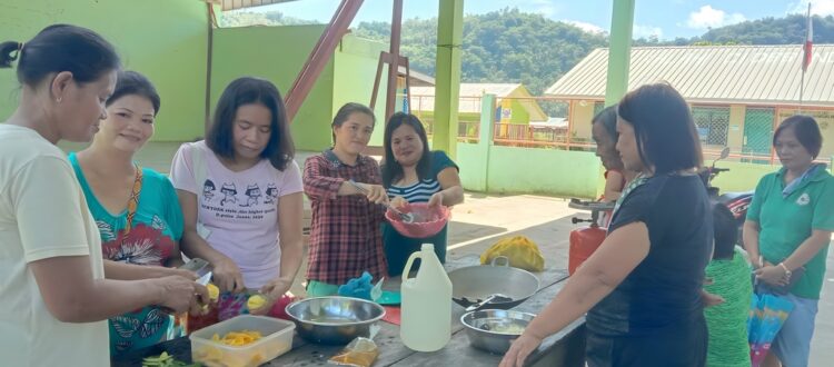 A group of marginalized women working together and smiling