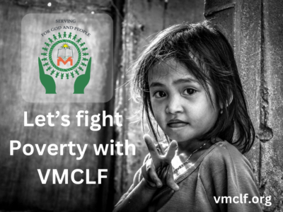 VMCLF logo with a picture of the feeding program.