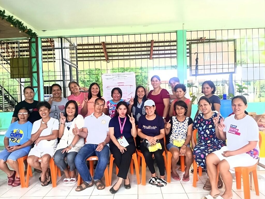 Marginalized women participating in a practical business training session at Vegloure-Magne Charity Link Foundation